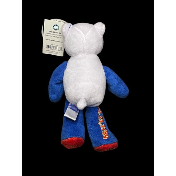 2001 Limited Treasures North Carolina State Quarter Coin Bean Bear Plush - Picture 4 of 5